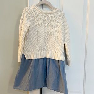 Gap Girls Sweater Dress - size 5t